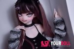 ElsaBabe 古賀弥生 RAD035 148cm-L ピンク肌 フルシリコン 粘着系彼女 ヤンデレ気味 お茶目 舌出し アニメドール 新品 - 画像 (31)