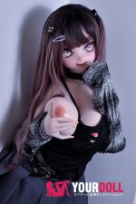 ElsaBabe 古賀弥生 RAD035 148cm-L ピンク肌 フルシリコン 粘着系彼女 ヤンデレ気味 お茶目 舌出し アニメドール 新品 - 画像 (27)