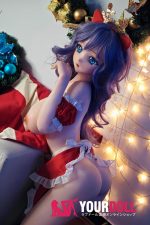 ElsaBabe 最上希海 RAD008 148cm-L ピンク肌 フルシリコン 巨乳 サンタガール アニメドール - 画像 (9)