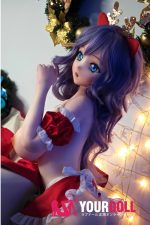 ElsaBabe 最上希海 RAD008 148cm-L ピンク肌 フルシリコン 巨乳 サンタガール アニメドール - 画像 (4)