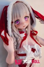 ElsaBabe 清野檸檬 RAD040 140cm-M ピンク肌 フルシリコン ハート目 サンタガール 赤面 ラブドール - 画像 (10)