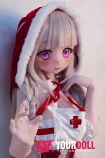 ElsaBabe 清野檸檬 RAD040 140cm-M ピンク肌 フルシリコン ハート目 サンタガール 赤面 ラブドール - 画像 (2)