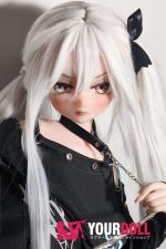ElsaBabe 中江灯子 RAD038 148cm-M ピンク肌 フルシリコン ツンデレ 白髪 天邪鬼 エルフ耳 ラブドール 新品 - 画像 (20)