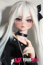 ElsaBabe 中江灯子 RAD038 148cm-M ピンク肌 フルシリコン ツンデレ 白髪 天邪鬼 エルフ耳 ラブドール 新品