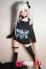 ElsaBabe 中江灯子 RAD038 148cm-M ピンク肌 フルシリコン ツンデレ 白髪 天邪鬼 エルフ耳 ラブドール 新品 - 画像 (30)