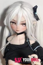 ElsaBabe 中江灯子 RAD038 148cm-M ピンク肌 フルシリコン ツンデレ 白髪 天邪鬼 エルフ耳 ラブドール 新品 - 画像 (17)