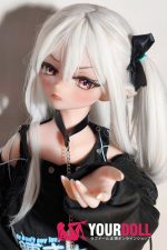 ElsaBabe 中江灯子 RAD038 148cm-M ピンク肌 フルシリコン ツンデレ 白髪 天邪鬼 エルフ耳 ラブドール 新品 - 画像 (11)