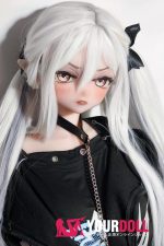 ElsaBabe 中江灯子 RAD038 148cm-M ピンク肌 フルシリコン ツンデレ 白髪 天邪鬼 エルフ耳 ラブドール 新品 - 画像 (19)