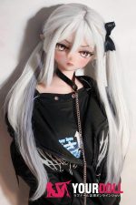 ElsaBabe 中江灯子 RAD038 148cm-M ピンク肌 フルシリコン ツンデレ 白髪 天邪鬼 エルフ耳 ラブドール 新品 - 画像 (27)