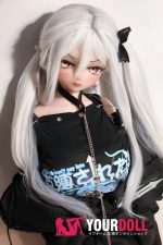 ElsaBabe 中江灯子 RAD038 148cm-M ピンク肌 フルシリコン ツンデレ 白髪 天邪鬼 エルフ耳 ラブドール 新品 - 画像 (23)