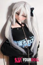ElsaBabe 中江灯子 RAD038 148cm-M ピンク肌 フルシリコン ツンデレ 白髪 天邪鬼 エルフ耳 ラブドール 新品 - 画像 (26)