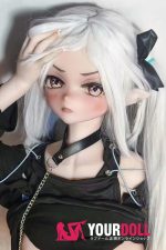 ElsaBabe 中江灯子 RAD038 148cm-M ピンク肌 フルシリコン ツンデレ 白髪 天邪鬼 エルフ耳 ラブドール 新品 - 画像 (14)