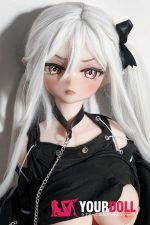 ElsaBabe 中江灯子 RAD038 148cm-M ピンク肌 フルシリコン ツンデレ 白髪 天邪鬼 エルフ耳 ラブドール 新品 - 画像 (10)