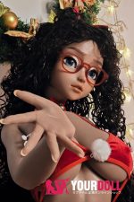 ElsaBabe 小鳥遊真昼 DHR007 148cm-L フルシリコン 小麦肌 サンタガール セクシー ラブドール - 画像 (4)