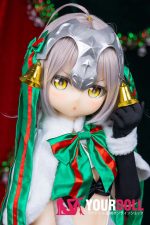 AotumeDoll #123ヘッド 135cm AAカップ Fat フルシリコン コスプレ系 激萌え サンタガール アニメドール 新品
