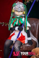 AotumeDoll #123ヘッド 135cm AAカップ Fat フルシリコン コスプレ系 激萌え サンタガール アニメドール 新品 - 画像 (12)