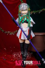 AotumeDoll #123ヘッド 135cm AAカップ Fat フルシリコン コスプレ系 激萌え サンタガール アニメドール 新品 - 画像 (17)