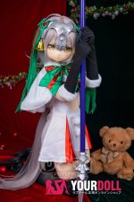 AotumeDoll #123ヘッド 135cm AAカップ Fat フルシリコン コスプレ系 激萌え サンタガール アニメドール 新品 - 画像 (15)