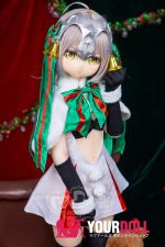 AotumeDoll #123ヘッド 135cm AAカップ Fat フルシリコン コスプレ系 激萌え サンタガール アニメドール 新品 - 画像 (16)