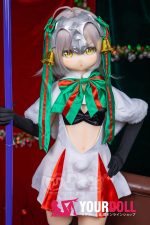 AotumeDoll #123ヘッド 135cm AAカップ Fat フルシリコン コスプレ系 激萌え サンタガール アニメドール 新品 - 画像 (10)