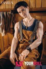 Fanreal Henry 173cm 37kg Fair肌 フルシリコン 顎機能追加可 細マッチョ 欧米系 アナル選択可 男性型ラブドール - 画像 (12)