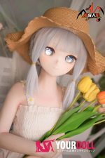 MOZU 霊華 小胸 141cm 画像通りの仕様付き ビニール製のヘッド+TPEボディ 美少女 ワンピース アニメドール - 画像 (2)