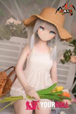 MOZU 霊華 小胸 141cm 画像通りの仕様付き ビニール製のヘッド+TPEボディ 美少女 ワンピース アニメドール - 画像 (4)