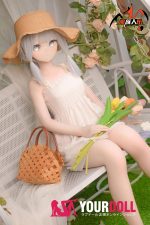 MOZU 霊華 小胸 141cm 画像通りの仕様付き ビニール製のヘッド+TPEボディ 美少女 ワンピース アニメドール - 画像 (5)