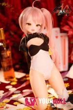 MOZU 琥珀 65cm 3.5kg 画像と同じ仕様 ビニールヘッド+シリコンボディ MOZUの風紀委員 3Dの口 八重歯 デレ可愛い フィギュア 新品 - 画像 (7)
