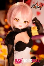 MOZU 琥珀 65cm 3.5kg 画像と同じ仕様 ビニールヘッド+シリコンボディ MOZUの風紀委員 3Dの口 八重歯 デレ可愛い フィギュア 新品 - 画像 (3)