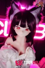 MOZU 雅雅 121cm 大胸 15kg 画像と同じ仕様 ビニールヘッド+TPEボディ 狐娘 クーデレ 私服 アニメドール 新品 - 画像 (2)