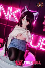 MOZU 雅雅 121cm 大胸 15kg 画像と同じ仕様 ビニールヘッド+TPEボディ 狐娘 クーデレ 私服 アニメドール 新品 - 画像 (3)