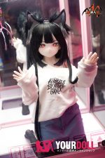 MOZU 雅雅 121cm 大胸 15kg 画像と同じ仕様 ビニールヘッド+TPEボディ 狐娘 クーデレ 私服 アニメドール 新品 - 画像 (4)