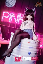 MOZU 雅雅 121cm 大胸 15kg 画像と同じ仕様 ビニールヘッド+TPEボディ 狐娘 クーデレ 私服 アニメドール 新品 - 画像 (5)