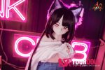 MOZU 雅雅 121cm 大胸 15kg 画像と同じ仕様 ビニールヘッド+TPEボディ 狐娘 クーデレ 私服 アニメドール 新品 - 画像 (6)