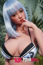 WM Dolls Lusia #SS168 175cm Dカップ 顎機能付き ブラウン肌 シリコンヘッド+S-TPEボディ 長身美女 雀斑 ラブドール 新品 - 画像 (2)