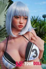 WM Dolls Lusia #SS168 175cm Dカップ 顎機能付き ブラウン肌 シリコンヘッド+S-TPEボディ 長身美女 雀斑 ラブドール 新品 - 画像 (3)