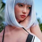 WM Dolls Lusia #SS168 175cm Dカップ 顎機能付き ブラウン肌 シリコンヘッド+S-TPEボディ 長身美女 雀斑 ラブドール 新品