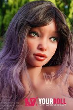 WM Dolls Sally #SS196 166cm Cカップ 顎機能付き ブラウン肌 シリコンヘッド+S-TPEボディ 色っぽい ラブドール 新品 - 画像 (4)