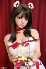 XTDOLL Akira XT-byx2-B 157cm Eカップ ノーマル肌 フルシリコン 顎機能追加可 サンタガール 愛嬌 ラブドール - 画像 (2)