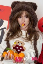 Funwest Bella #037SJ 159cm Aカップ Natural肌 フルシリコン 顎機能付き 新年スペシャル 貧乳 ラブドール - 画像 (2)