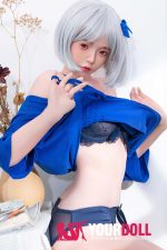 Fudoll 棉兔 #J007 155cm Aカップ シリコンヘッド+TPEボディ ボディ選択可 ちっぱい 愛嬌 ラブドール - 画像 (6)