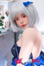 Fudoll 棉兔 #J007 155cm Aカップ シリコンヘッド+TPEボディ ボディ選択可 ちっぱい 愛嬌 ラブドール - 画像 (4)