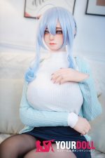 Fudoll 丽芙 #J002 157cm Fカップ シリコンヘッド+TPEボディ 顎機能追加可 未亡人 コスプレ系 巨乳 美人 ラブドール - 画像 (4)