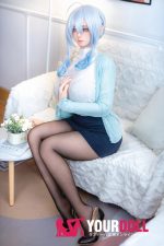 Fudoll 丽芙 #J002 157cm Fカップ シリコンヘッド+TPEボディ 顎機能追加可 未亡人 コスプレ系 巨乳 美人 ラブドール - 画像 (13)