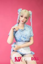 Fudoll 柳思思 #J025 163cm Eカップ フルシリコン 顎機能付き 中華風 料理人お嬢さん ラブドール - 画像 (12)