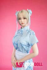 Fudoll 柳思思 #J025 163cm Eカップ フルシリコン 顎機能付き 中華風 料理人お嬢さん ラブドール - 画像 (9)