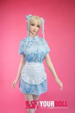 Fudoll 柳思思 #J025 163cm Eカップ フルシリコン 顎機能付き 中華風 料理人お嬢さん ラブドール - 画像 (18)