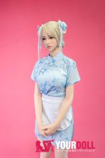 Fudoll 柳思思 #J025 163cm Eカップ フルシリコン 顎機能付き 中華風 料理人お嬢さん ラブドール - 画像 (16)