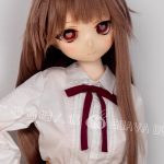 GUAVADOLL DM02 145cm Aカップノーマル肌 デカールメイク ビニール製のヘッド ハート目 ちっぱい アニメドール